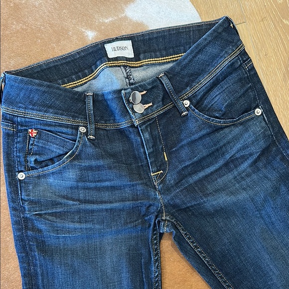 Hudson Collin Flap Skinny Blue Jeans - Picture 5 of 8